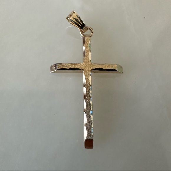 14k Solid Gold Cross - Picture 3 of 15